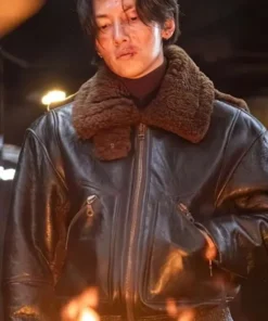 Yoon Gil-ho Gangnam B-Side Shearling Leather Jacket