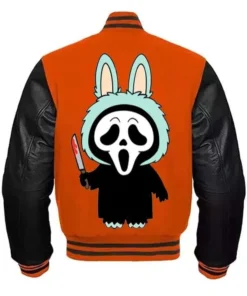 Labubu Ghostface Varsity Jacket
