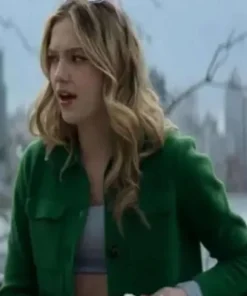 Cece Brewer Goosebumps S02 Green Jacket
