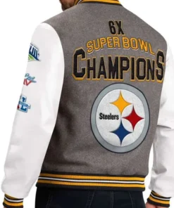 Super Bowl Steelers Varsity Jacket