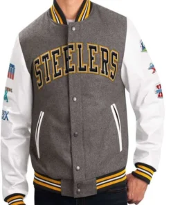 Super Bowl Steelers Varsity Jacket