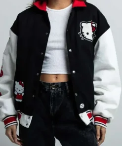 Hello Kitty Varsity Beautiful Cute Jacket