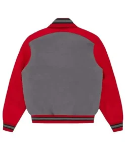 Icecream Patch Red Varsity Jacket