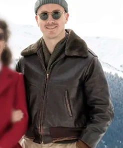 Albrecht Schuch I’m Not Stiller Leather Jacket