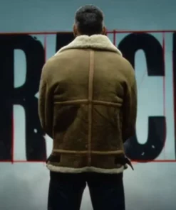 Joel Sánchez Berlin 2023 Shearling Suede Leather Jacket