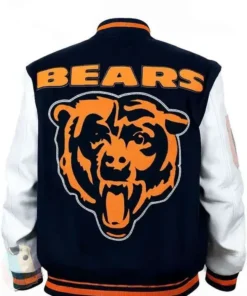 Chicago Bears Wool Fabric Varsity Jacket