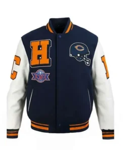 Chicago Bears Wool Fabric Varsity Jacket