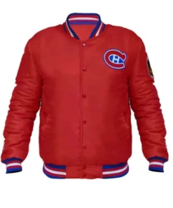 Montreal Canadiens Red Varsity Jacket