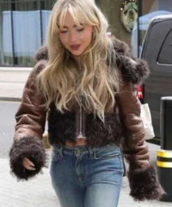 BBC Radio 1 Sabrina Carpenter Leather Jacket