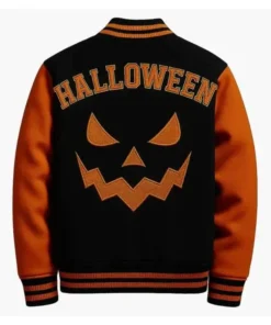 Halloween Pumpkin Varsity Jacket