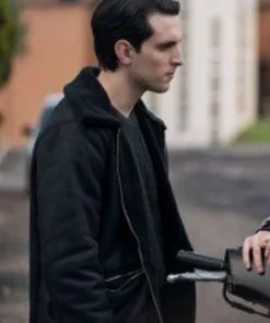 Alberto Anacleti Suburræterna S01 Black Leather Jacket