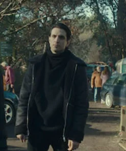 Alberto Anacleti Suburræterna S01 Black Leather Jacket