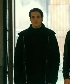 Alberto Anacleti Suburræterna S01 Black Leather Jacket