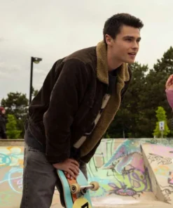 Ginny & Georgia S03 Marcus Baker Shearling Jacket