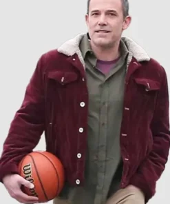 Ben Affleck The Accountant 2 Maroon Jacket