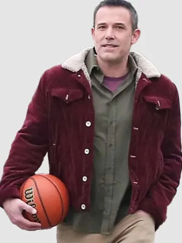 Ben Affleck The Accountant 2 Maroon Jacket Ben Affleck The Accountant 2 Maroon Jacket