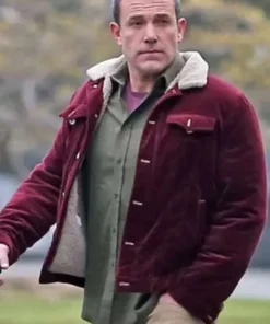 Ben Affleck The Accountant 2 Maroon Jacket