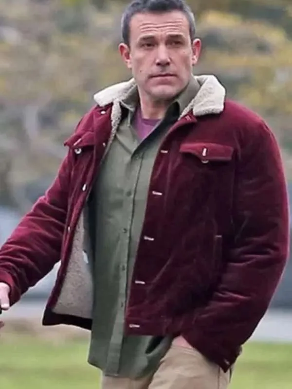 Ben Affleck The Accountant 2 Maroon Jacket Ben Affleck The Accountant 2 Maroon Jacket