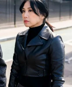 Melody Bayani The Equalizer S05 Leather Jacket