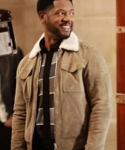 Tory Kittles The Equalizer S05 Suede Leather Jacket