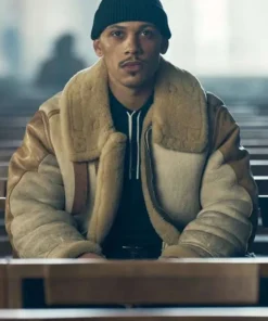 Gregory Williams This Town Shearling Leather Jacket