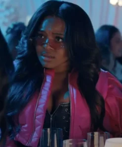 Inayah Tyler Perry’s Finding Joy Pink Crop Jacket