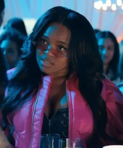 Inayah Tyler Perry’s Finding Joy Pink Crop Jacket