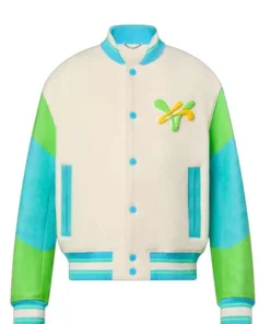 Rainbow Playground Varsity Jacket