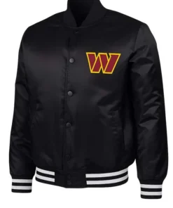 Black Washington Commanders Starter Jacket
