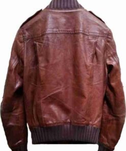 Cristiano Ronaldo Brown Bomber Jacket