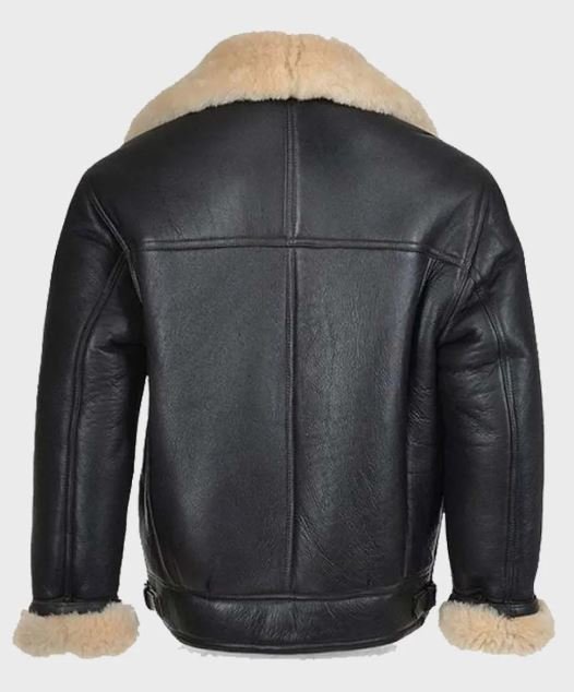 Mens Shearling Black Leather Jacket Mens Shearling Black Leather Jacket