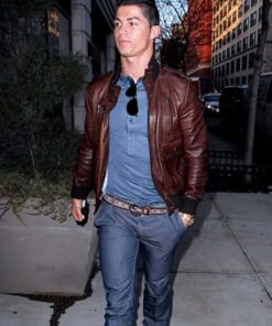 Cristiano Ronaldo Leather Jacket
