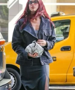 Dua Lipa Tribeca New York City Denim Jacket