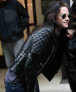 Kristen Stewart Biker Leather Jacket