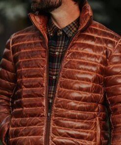 BRIDGER LEATHER DOWN JACKET