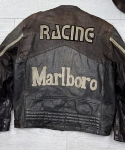 Marlboro Vintage Racing Leather Jacket