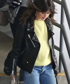 Selena Gomez leather Jacket