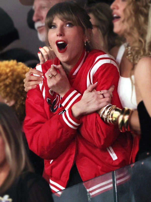 Super Bowl 2024 Taylor Swift Chiefs Jacket Super Bowl 2024 Taylor Swift Chiefs Jacket