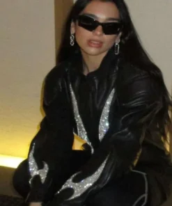 Dua Lipa Nostalgia Tour Leather Jacket