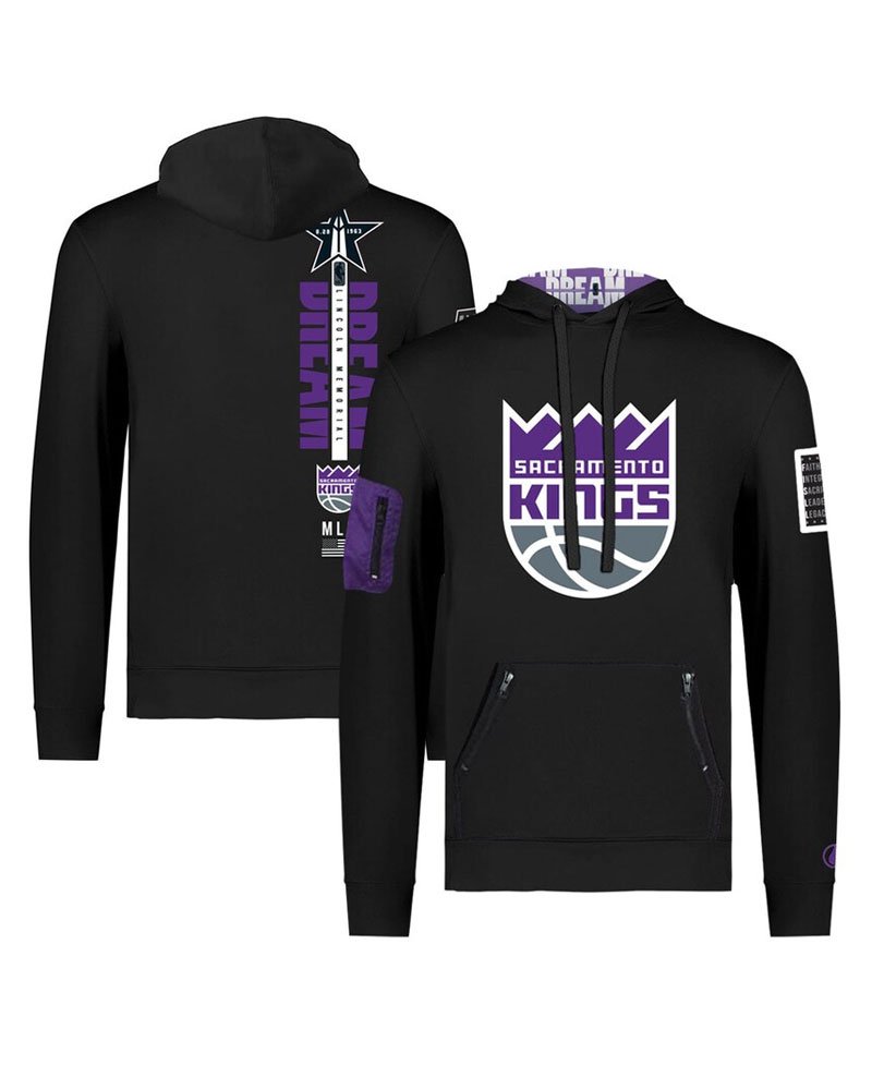 Unisex Sacramento Kings History Collection Black Hoodie Unisex Sacramento Kings History Collection Black Hoodie
