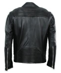 Men’s Godspeed Motorcycle Padded Leather Jacket
