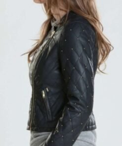 Women Neon Black Jacket