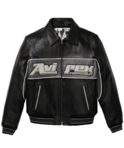 Black Leather Nitro Run Jacket