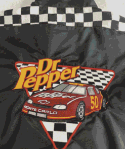 Dr Pepper Vintage 90s Racing Checkered Jacket