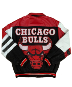 Chicago Bulls 90’s Varsity Leather Jacket