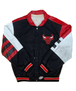 Chicago Bulls 90’s Varsity Leather Jacket