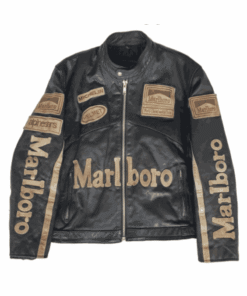 Marlboro Vintage Racing Leather Jacket