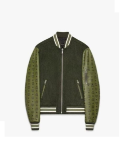 Men Green Wool Jacket