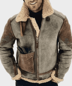 Mens Winter Leather Jacket