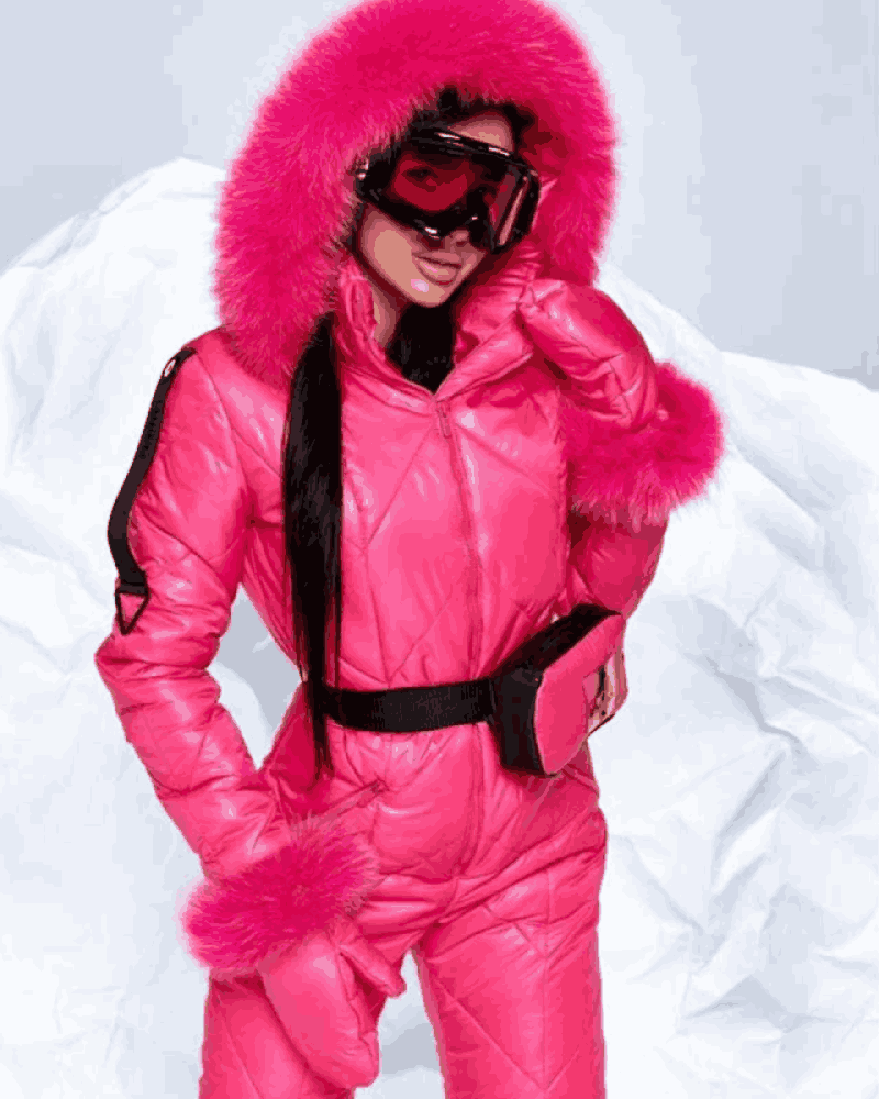Pink Ski Jumpsuit Pink Ski Jumpsuit